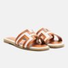 Sandalias Planas de Punta Cuadrada en Negro - Image 6