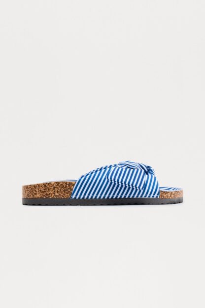Sandalias Playeras con Detalle de Moño y Patrón a Rayas - Image 3