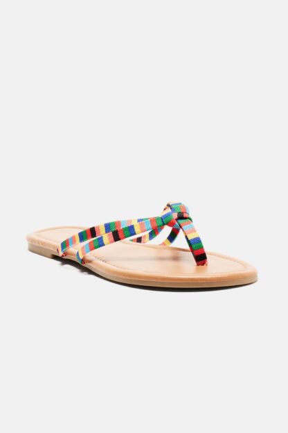 Sandalias Planas de Verano Multicolor tipo Flip Flops - Image 9
