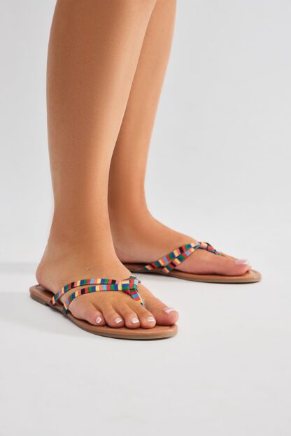 Sandalias Planas de Verano Multicolor tipo Flip Flops - Image 8