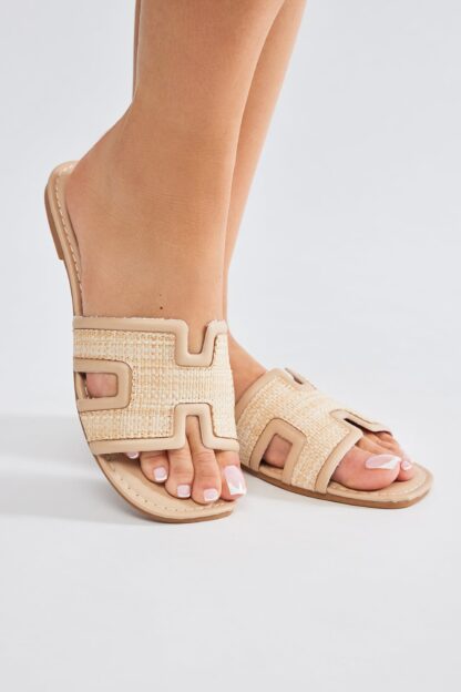 Sandalias Planas Elegantes con Punta Cuadrada - Image 3